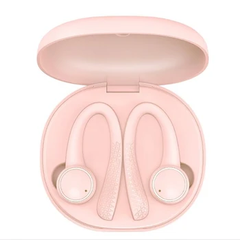 

New sports noise reduction in-ear wireless headset TWS macaroon Bluetooth headset earphone hook Android phone