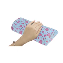 1 шт. полотенце с рисунком сердца Дизайн мягкие подставки моющаяся ручная Подушка Губка Подушка Holderail для дизайна маникюра мягкая колонна маникюрный салон