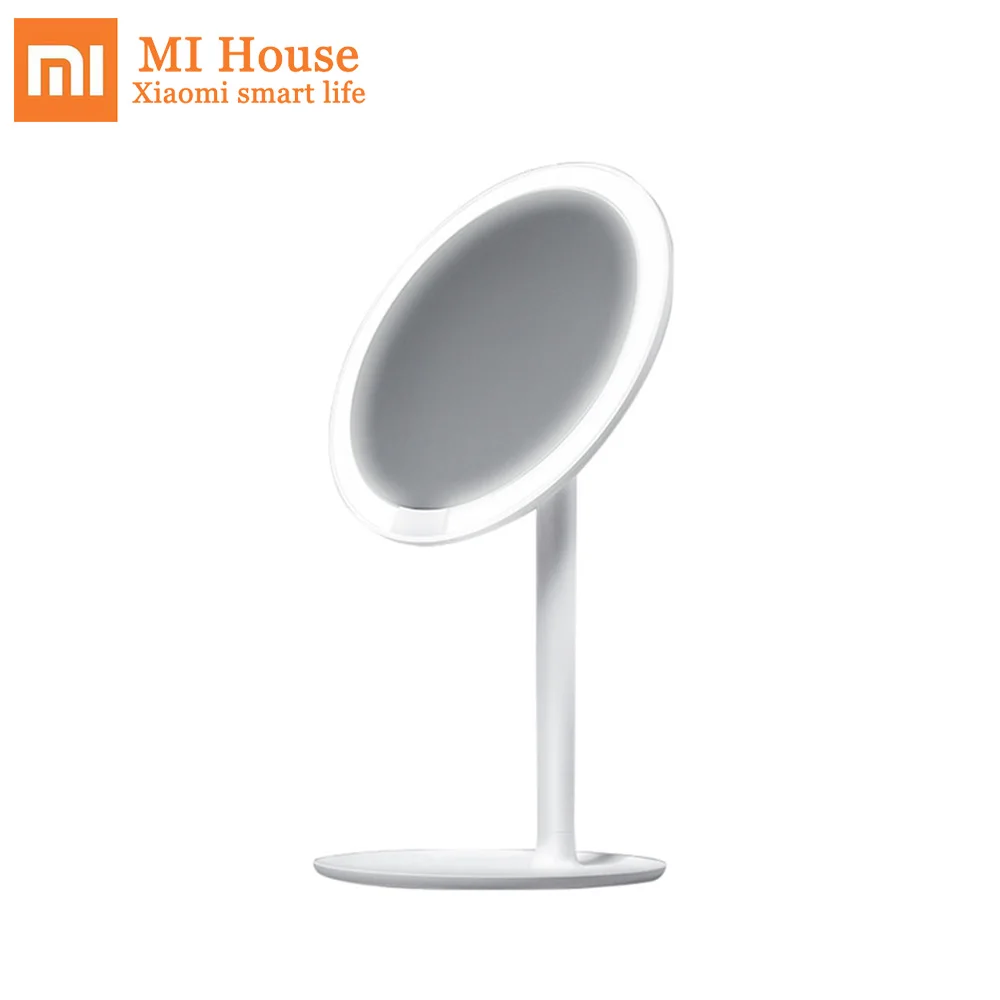 

Xiaomi AMIRO Makeup Mirror Wireless Led Cosmetic Lamp Vanity Mirror Dimmable Adjustable 60 Degree 2000mAh Battery Smart