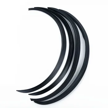 

Rubber Wheel Eyebrows protector Black 4Pcs Car Lips Strip Fender Cover