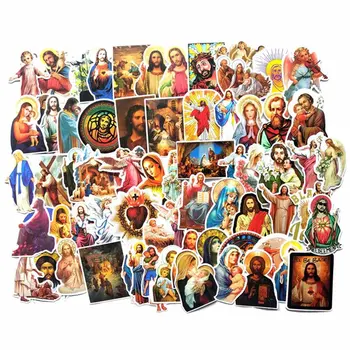 

68 Pcs/Lot Jesus Classic 90s Kids Stickers Pack Fans Anime Paster Cosplay Scrapbooking DIY Phone Laptop Decorations