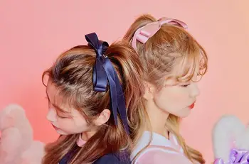 

Online Celebrity Fashion INS Fashion Bow Long Ribbon Barrettes 20 New Style Imported from South Korea Ponytail Clip Spring Clip