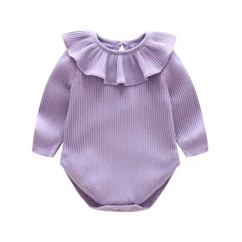 

0-18 Months Newborn Baby Onesies Casual Girl Clothes Pure Cotton Spring And Autumn New Onesies Baby Clothes Long-sleeved Romper