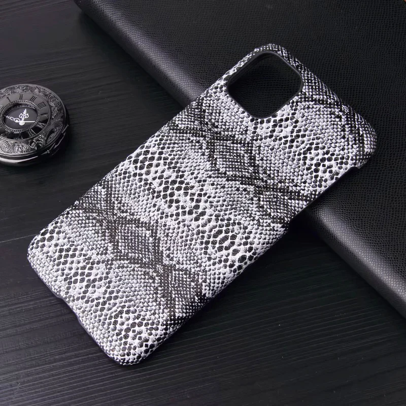 Чехол для телефона из змеиной кожи iPhone 11 Pro Max Жесткий ПК 6 6S 8 7 Plus Xs X Xr роскошные