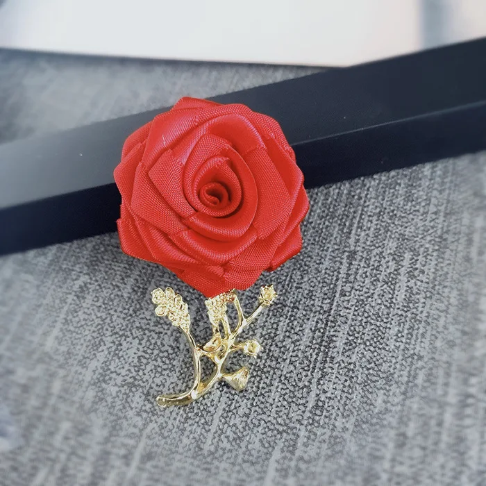 6 Spille Magnetiche Per Vestiti - Con Catena Stile Fiore (argento, Oro, Nero)
