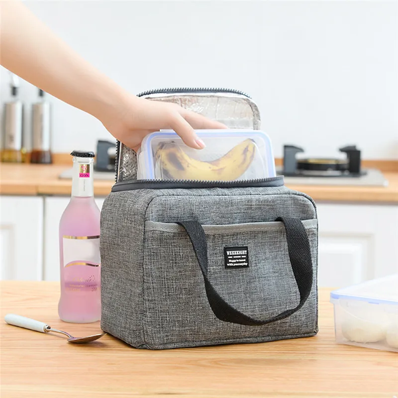 VOGVIGO Waterproof Insulated Lunch Bags Necessary Picnic Pouch Unisex Thermal Dinner Food Accessories Lunch Handbags for Women