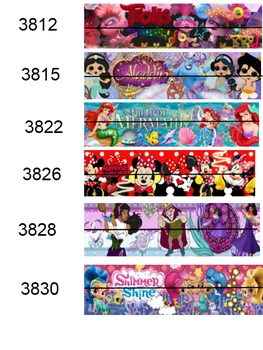 

Cheap price 22mm cartoon printed princess grosgrain ribbon 7/8inch RTS3830