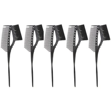 5 шт. профессиональная черная пластиковая краска для окрашивания волос, кисть для окрашивания волос, расческа для салона, парикмахерские инструменты для самостоятельной укладки с Br