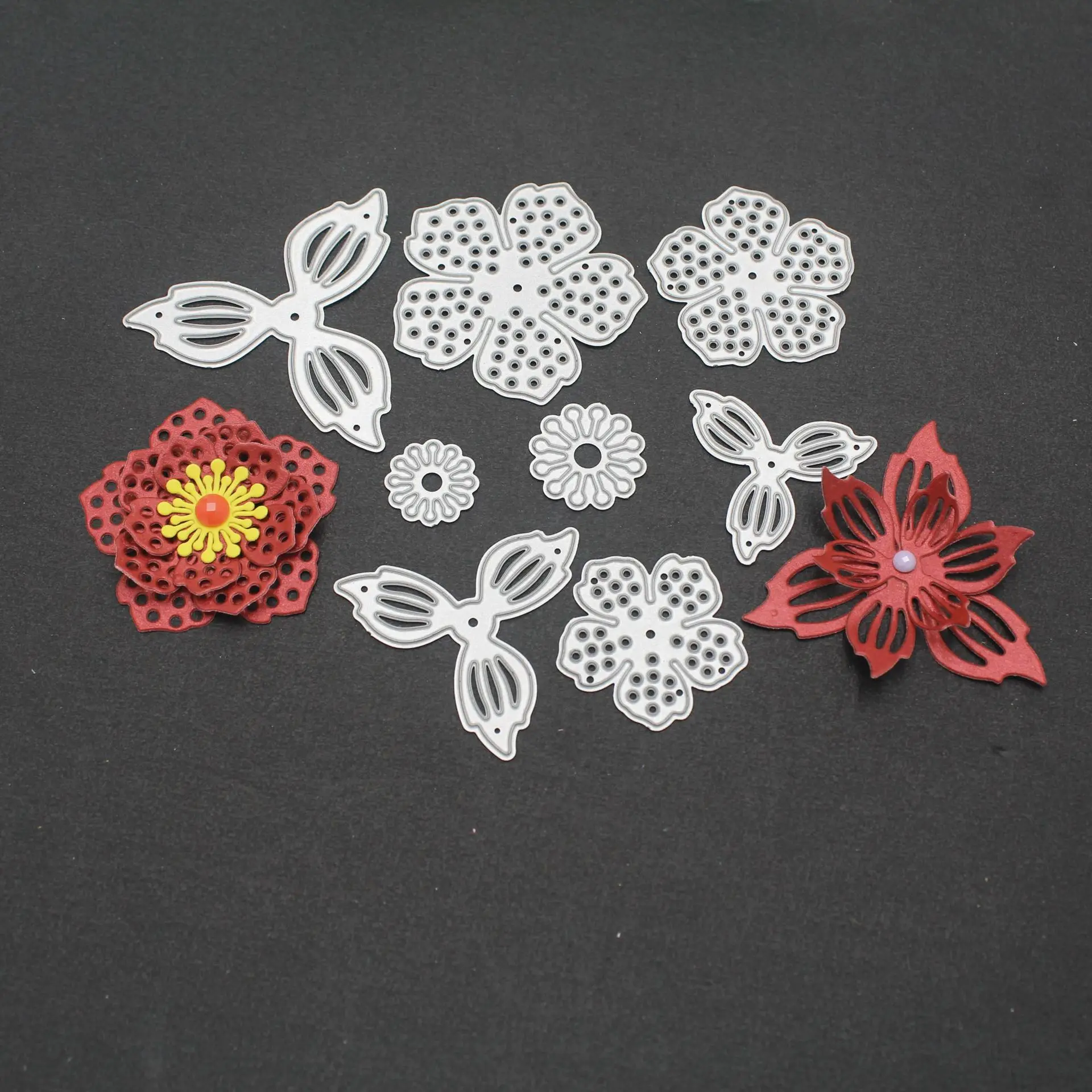

Flower Petals Metal Cutting Dies for Scrapbooking 2019 Craft DIY Album Embossing Folder Stencils Maker Photo Template Decor