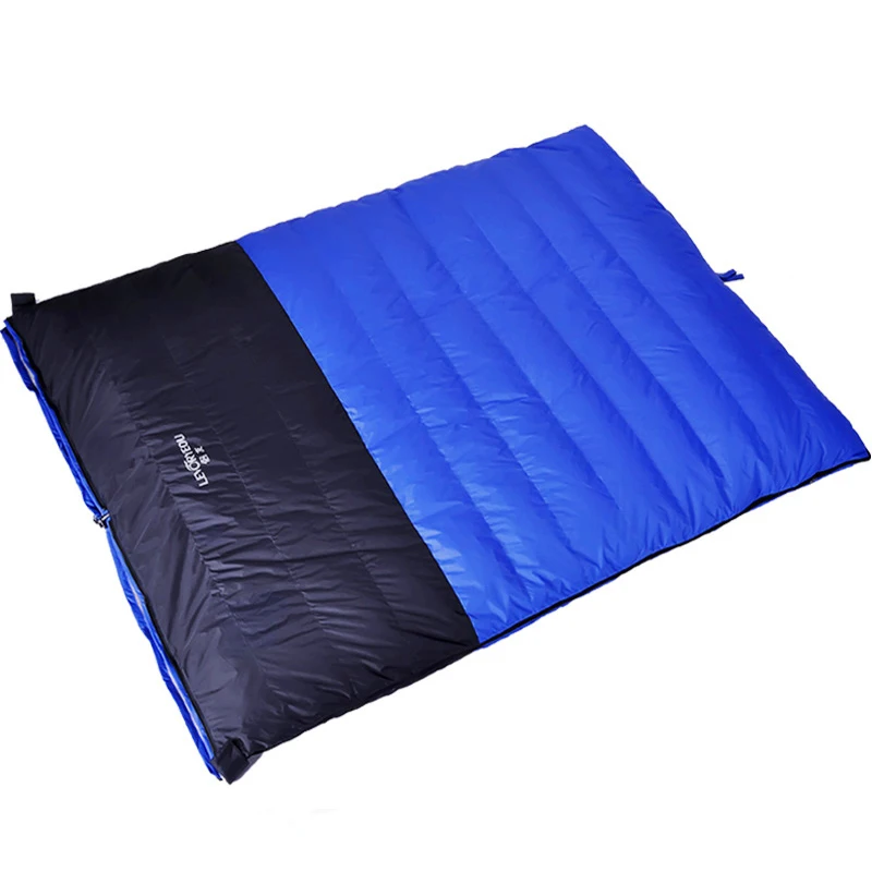 US $84.99 LEVORYEOU double people  Camping Sleeping Bag Fall Lightweight Waterproof Camping Gear Equipment  Traveling and Outdoors