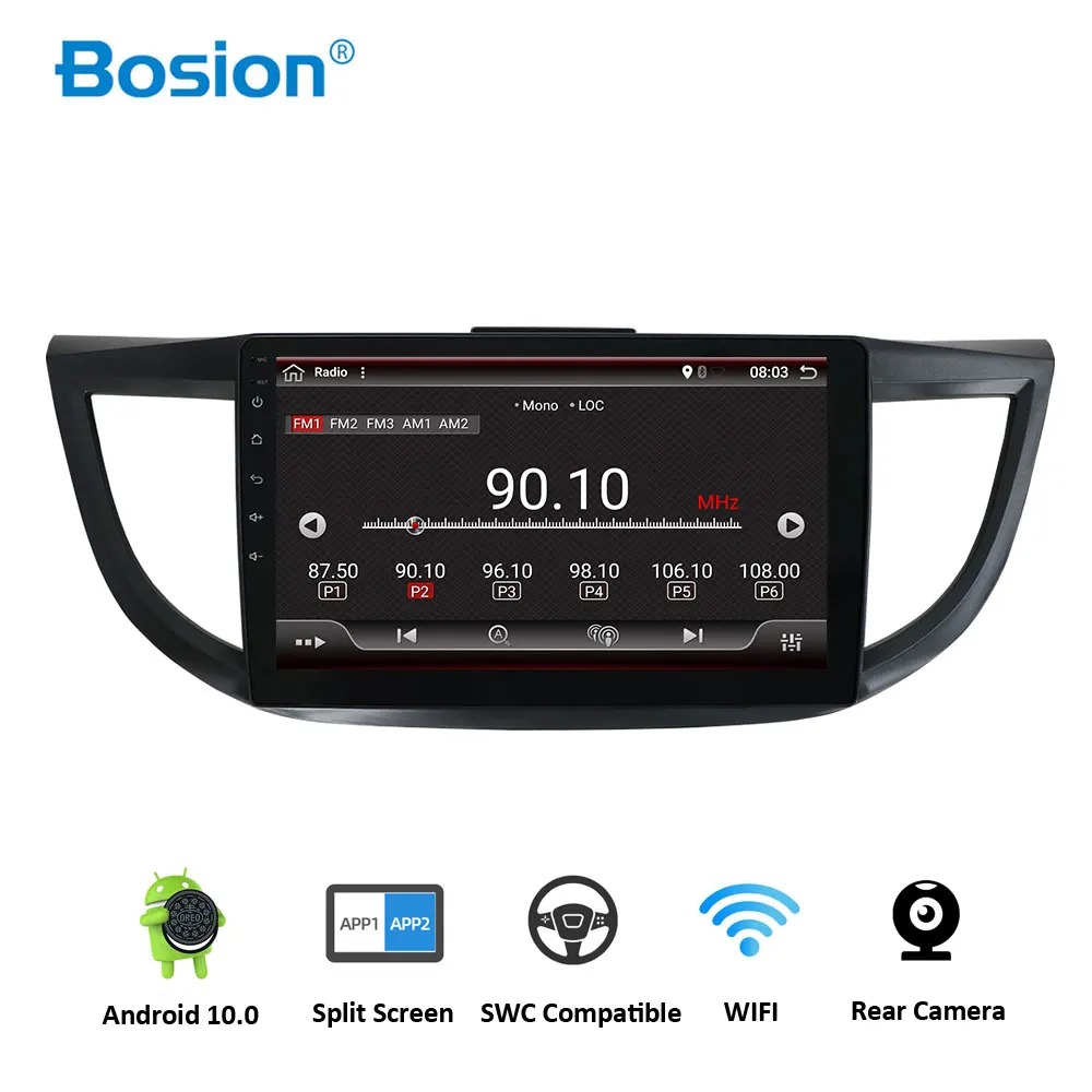 Bosion 10 1 &quotAndroid 0 автомобильный мультимедийный плеер GPS для HONDA CRV 2012 2013 2014 2016 аудио