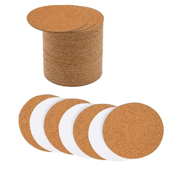 

Self-Adhesive Cork Coasters,Cork Mats Cork Backing Sheets for Coasters and DIY Crafts Supplies (70pcs, Round)