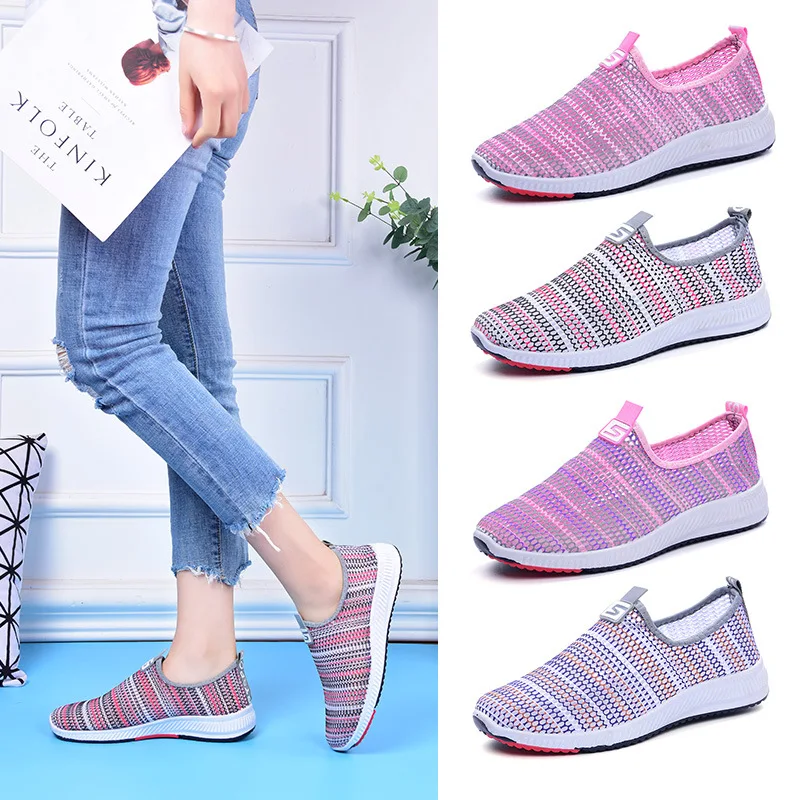 

2019 New Style Old Beijing Craft Shoes Female Tennis Shoes Three-Color Casual Sports Versatile Shoes