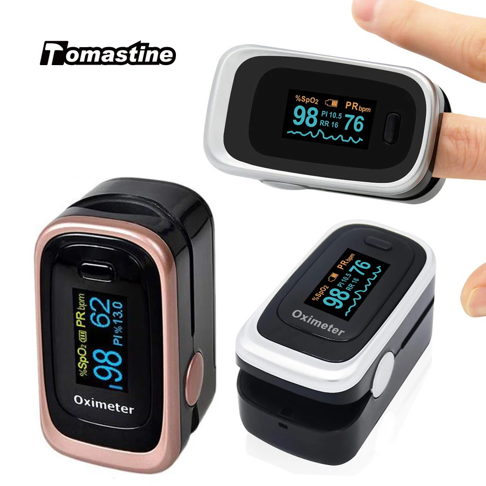 

OLED Screen Display Digital Finger Oximeter Pulse Oximeter Pulsi Oximetro SPO2 PR oximetro de dedo finger Oximeter with Lanyard