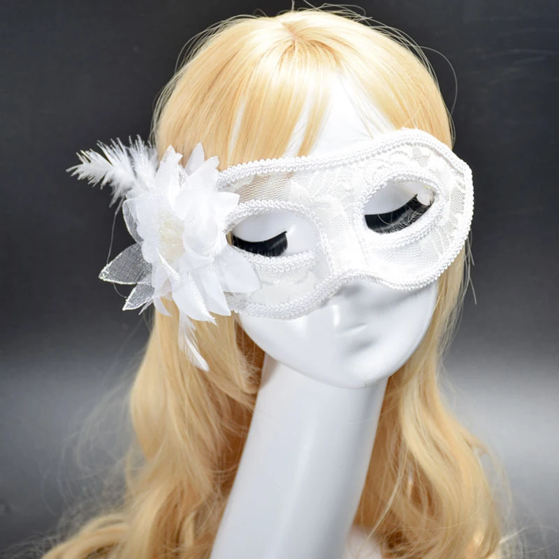 Сексуальные кружевные аксессуары для карнавала Хэллоуина бара маскарада