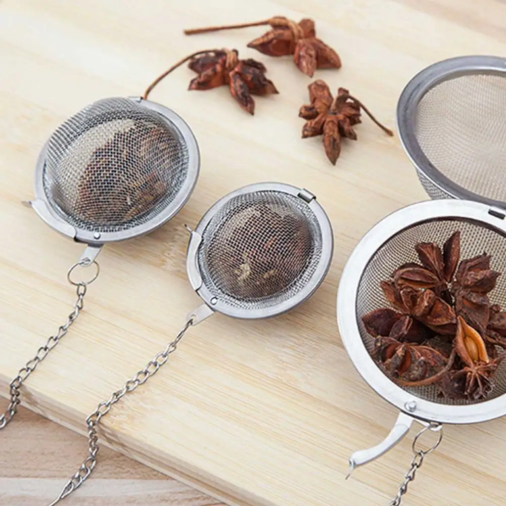 Lot De 5 Boules à Thé - Acier Inoxydable - Infuseurs à Thé En Vrac