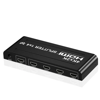 

HDMI Splitter 1X 4 4K x 2K Large Video HD On-Sn Splitter HDMI 1X 4 Switcher for Desktop Computers, Laptops, HD Cameras, HD T