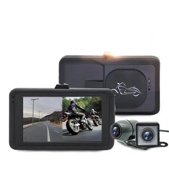 

HD 720P Motorcycle dashcam 140Degree Recorder Wire Control Function Lens Waterproof 3-Inch Screen dash cam