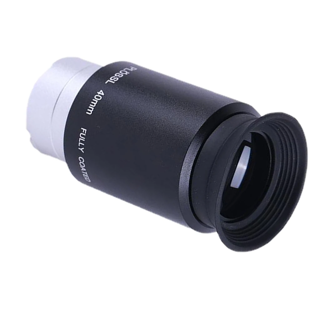 40mm 1.25inch Plossl Telescope Eyepiece Lens - 4-element Plossl Design - Threaded for Standard 1.25inch Astronomy Filters