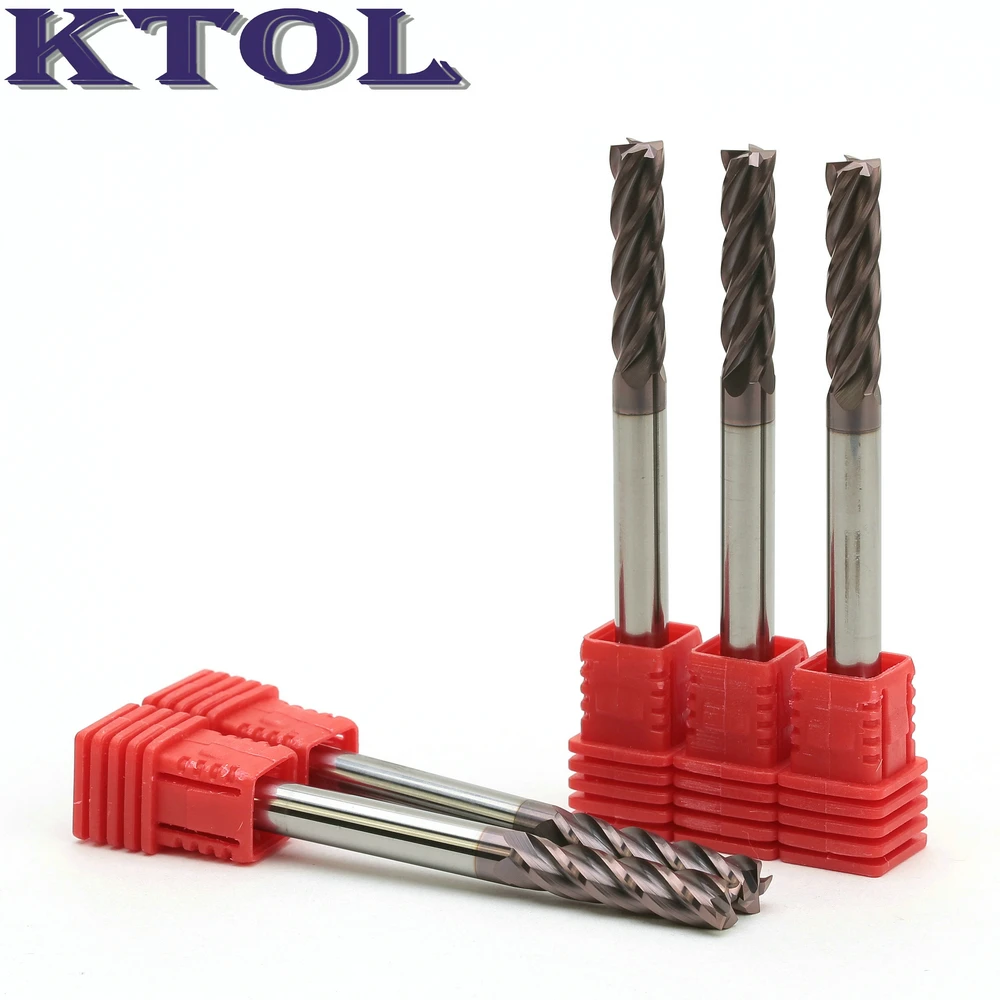 6 мм 4 Флейта CNC Концевая фреза твердосплавные фрезерные инструменты Вольфрамовая