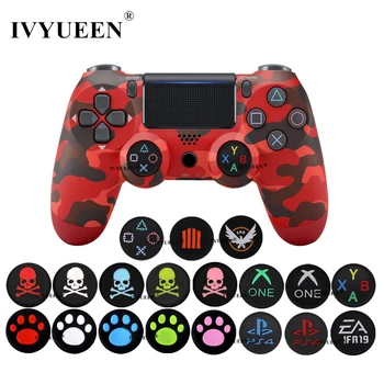 

IVYUEEN 2 pcs Skull Silicone Analog Thumb Grips for Sony PlayStation 4 PS4 Pro Slim Controllers Caps Cover for X Box One X / S