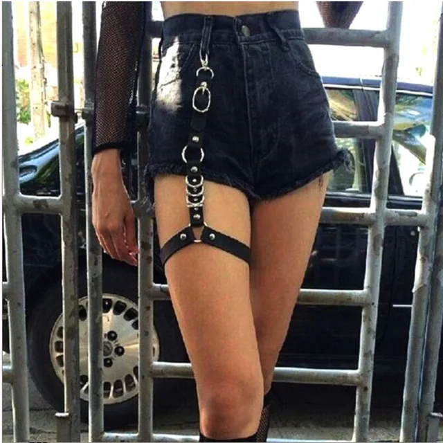 Suspenders Female Leg Elastic Knee High 