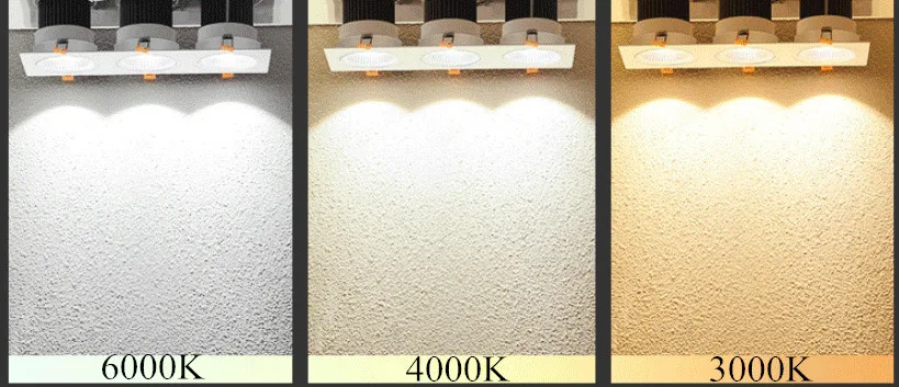 厂家直供三头方形射灯cob嵌入式led天花灯格栅灯斗豆胆灯可调角度---阿里巴巴-1688_02_09