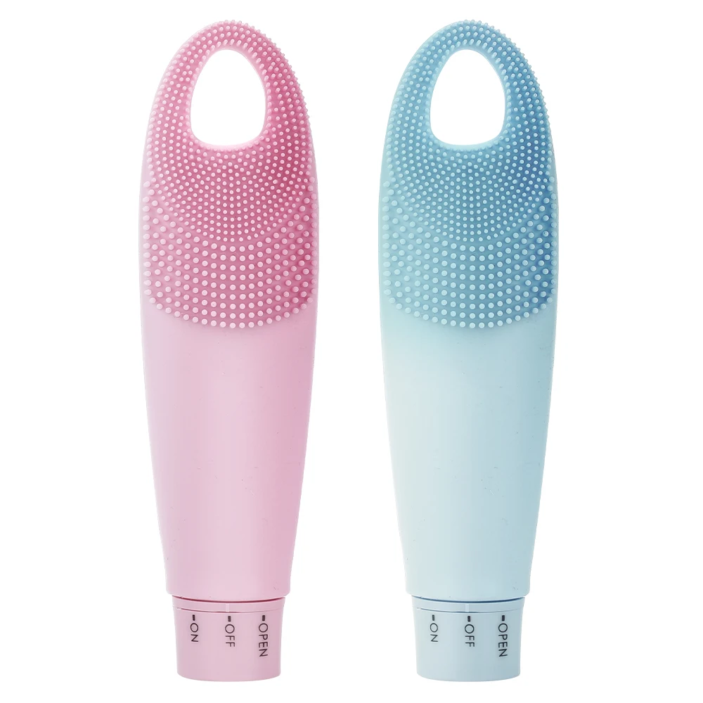 

Waterproof Silicone Electric Facial Cleansing Brush Face Cleaning Mini Massage Brush Washing Machine Silicon Cleansing Tool