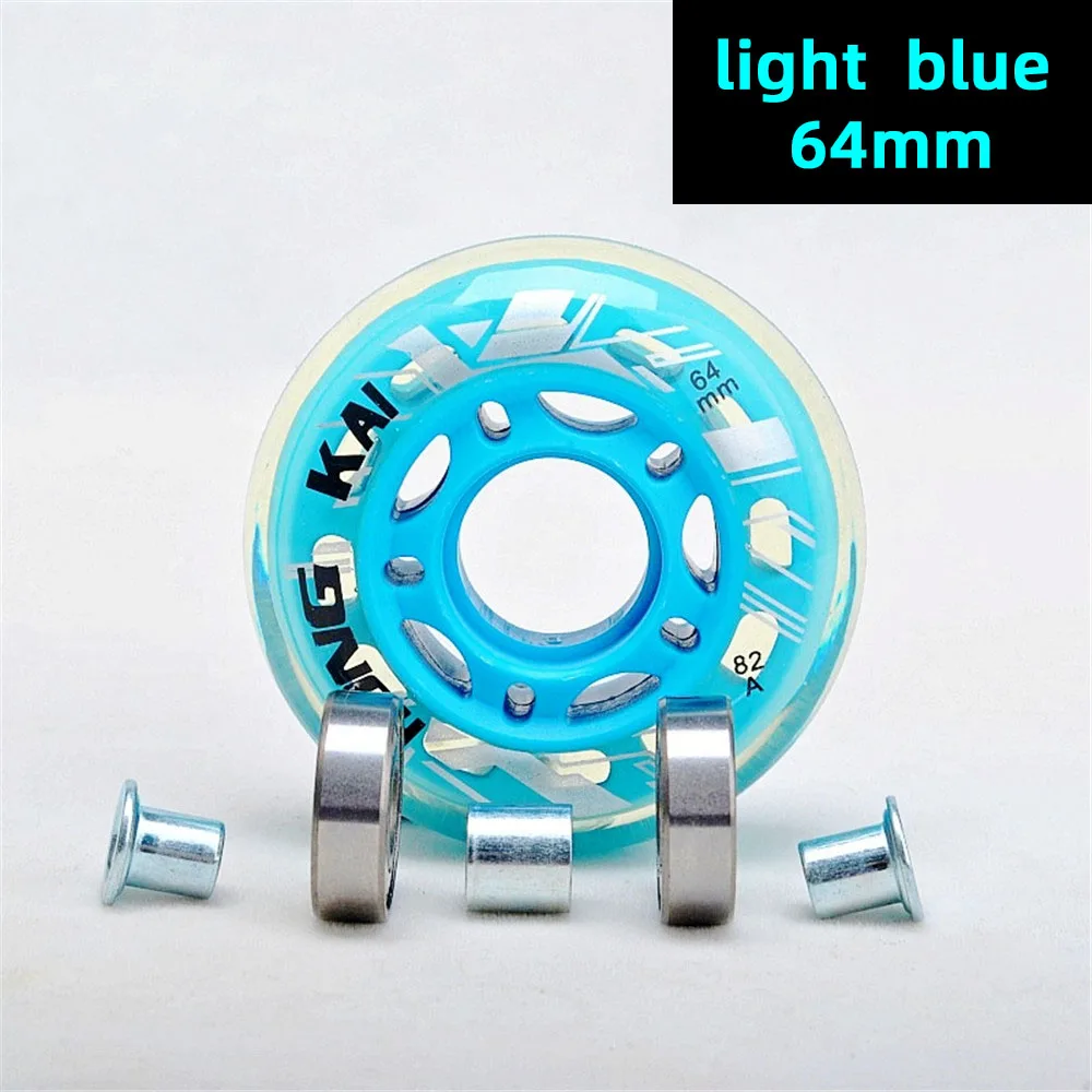 Roller Skating Wheels 64mm 68mm 70mm + ABEC7 608zz Skating Bearing + Spacers Bushing Kids