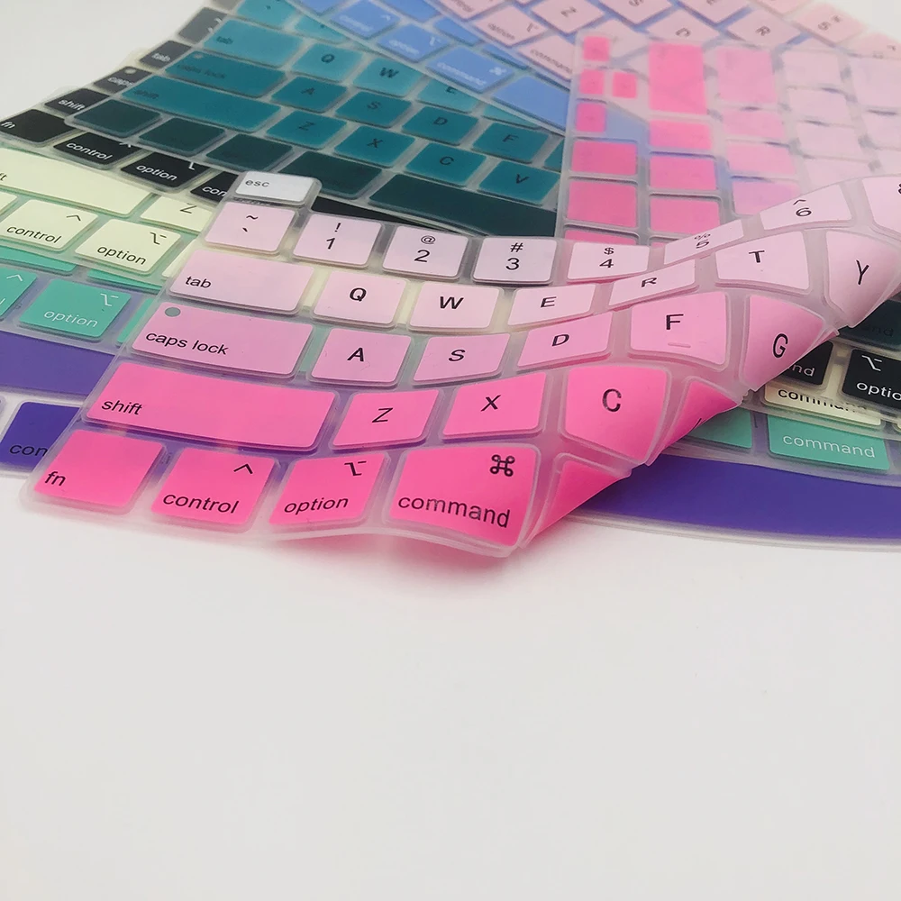 Silicone Keyboard Skin Dust Cover for Laptops - US English Layout