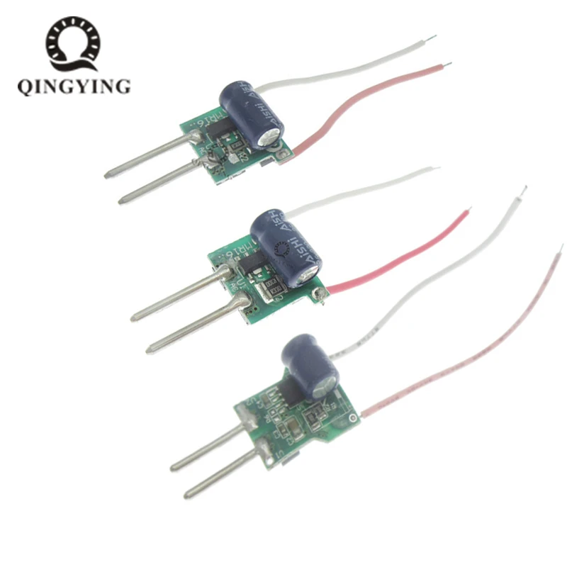 1 шт. DC12V Светодиодный драйвер MR16 300mA 600mA 3X3W 3X1W 4-7x1W трансформатор источник питания