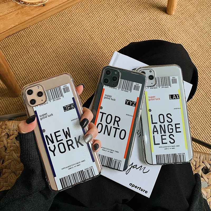 Чехол для iPhone 11 Pro Max XR X XS 7 8 6 s Plus London LA Travel|Бамперы| |