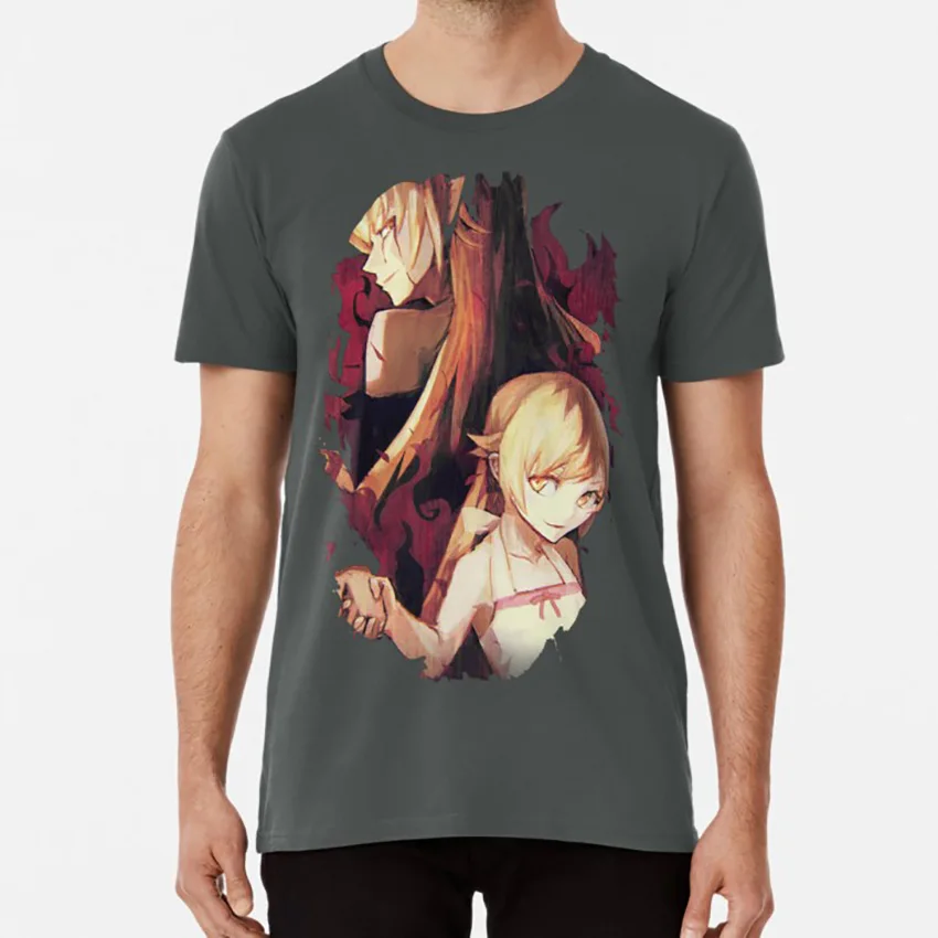 

Shinobu Monogatari T shirt series owari kaki deishu hisoka senjougahara araragi