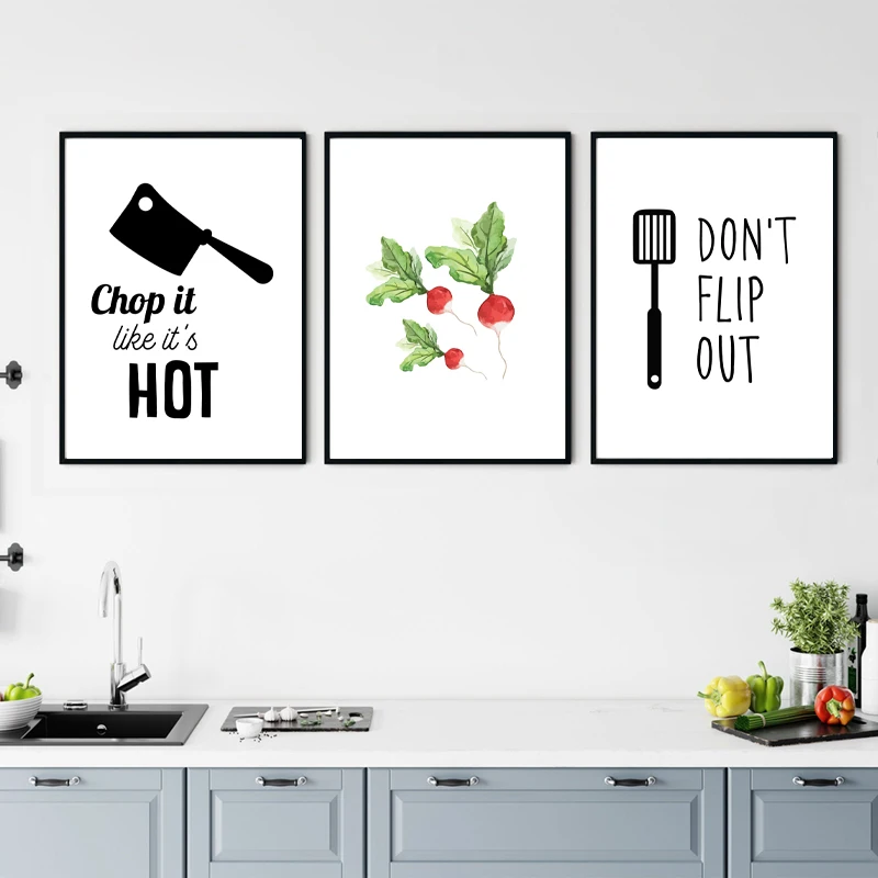 Kitchen Quote Canvas Print Wall Decor