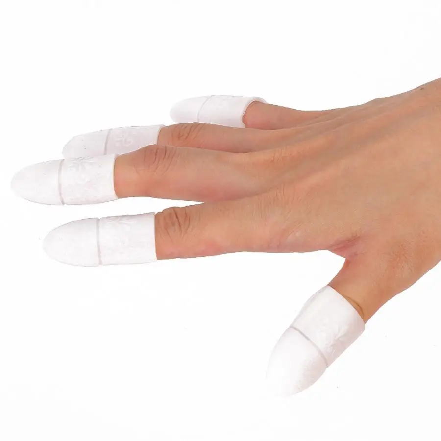 Portable Silicone Nail Polish Remover Clip Wrap Nail Art Gel Cleaning Soak Off Cap Manicure Tool Accessories