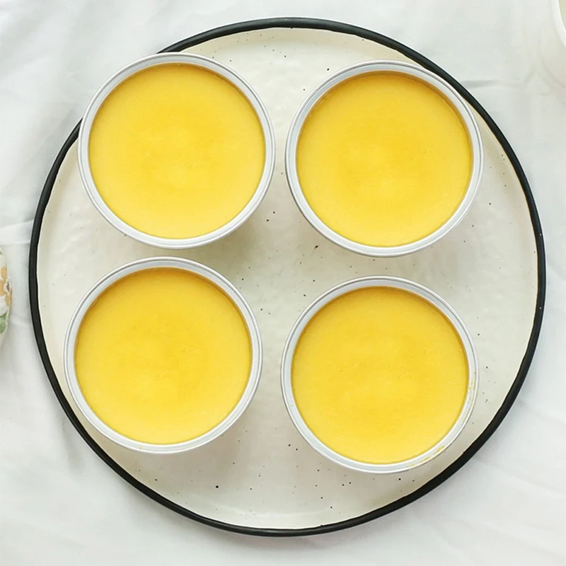 100 шт одноразовые чашки для выпечки из алюминиевой фольги Creme Brulee десертные