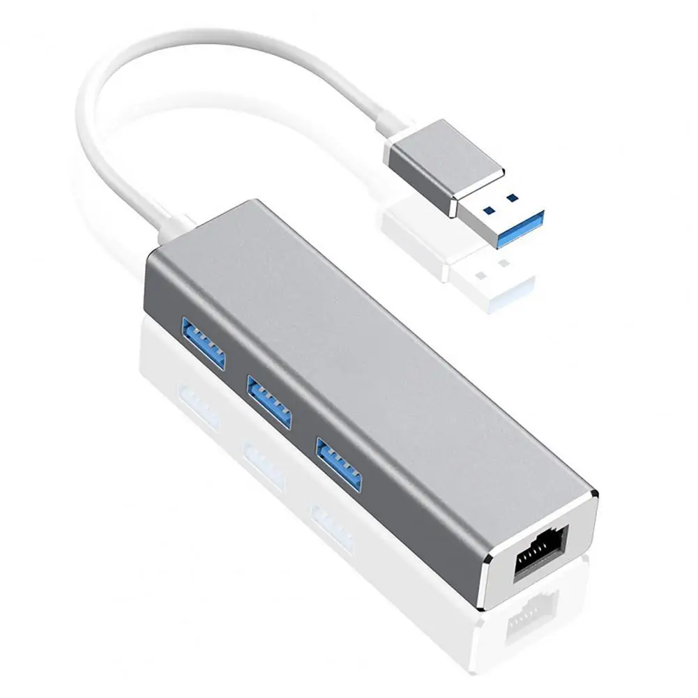 USB To RJ45 이더넷 어댑터 네트워크 카드 3 포트 USB 3.0 허브 Macbook Mac Desktop 용 USB