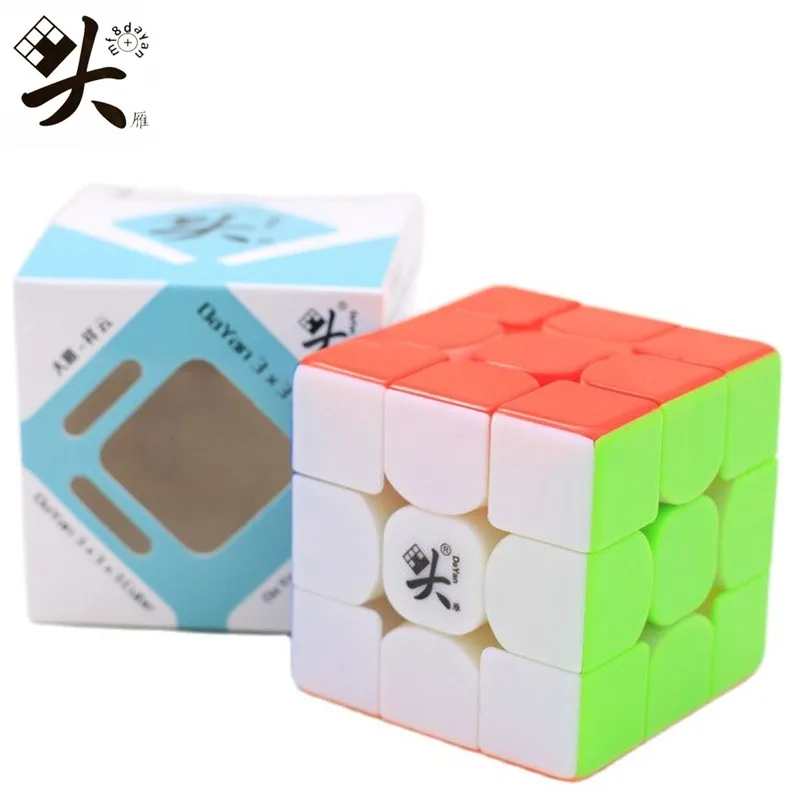 Original dayan xiangyun 3x3x3 Cube Magic Puzzle 57mm Black Professional 3x3 High Quality Speed cube Educational kid Toys | Игрушки и