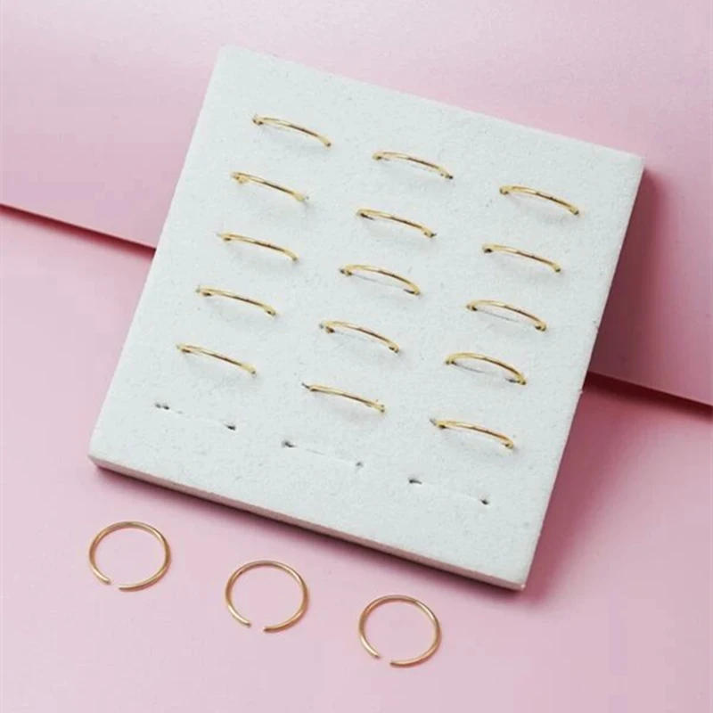 

Karnoz 20PCS Nose Rings Hoop Set Earrings Tragus Septum Piercing Cartilage Hoop For Women Faux Nose Hoop Nose Piercing Jewelry