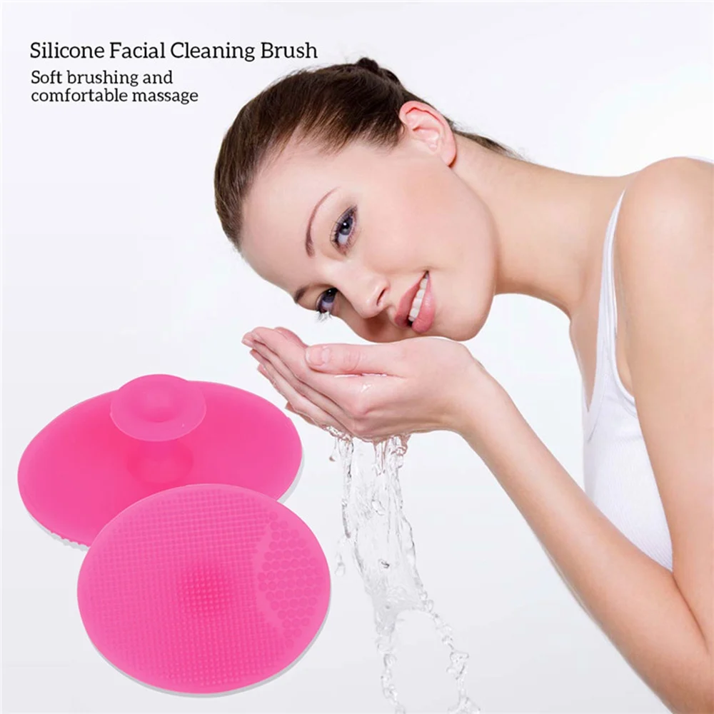 

Face Washing Pad Manual silicone cleansing brush Tools baby shampoo massage brush Soft Deep Cleaning Face Brushes Beauty Tool