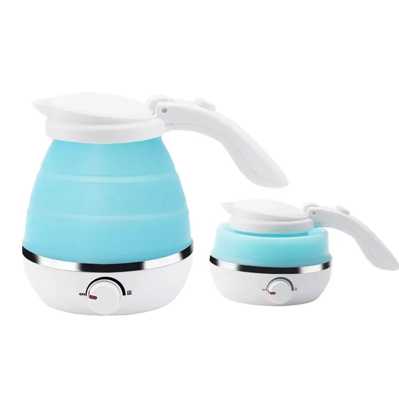 Travel Foldable Electric Kettle Boil Dry Protection Portable Silicone