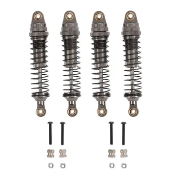 

4Pcs 100mm Metal Shock Absorber Damper for RC4WD Axial SCX10 RC Crawler Car - Titanium