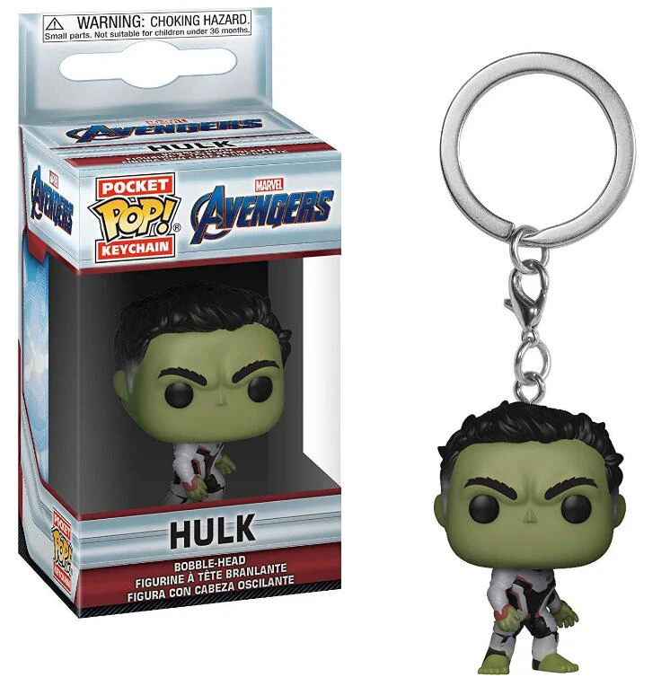 Funko Карманный Брелок для ключей pop мультфильма «Холодное сердце виниловые фигурки игрушки Коллекция Модель игрушки для детей - Цвет: HULK