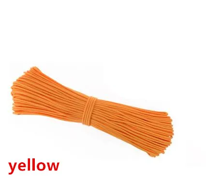 10 м 4 мм/10 мм цветной плетеный нейлоновый шнур для кемпинга, веревка ручной работы, веревка для одежды, шнуры для украшения дома - Цвет: yellow           10M