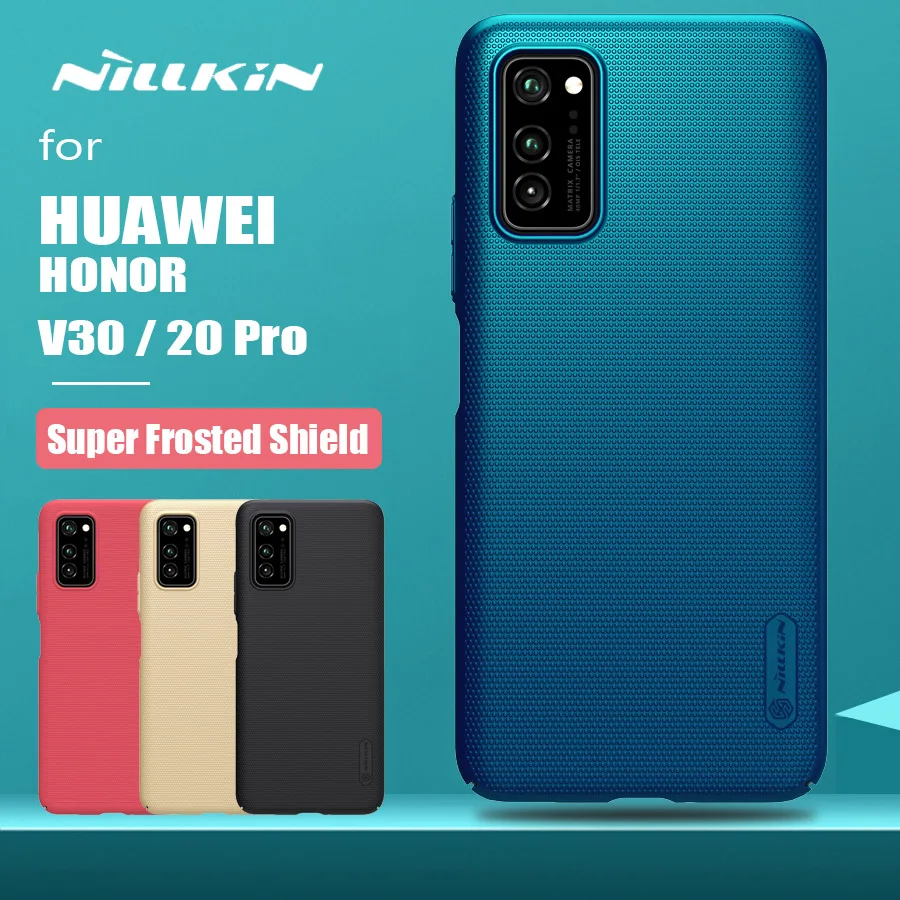 Для Huawei P40 Pro Lite чехол Nillkin Super Frosted Shield Ультратонкий ПК задняя крышка для Honor 30 20 V30