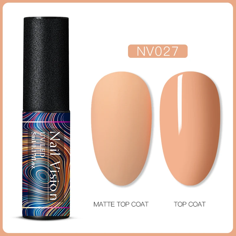 Nail Vision 60 цветов Матовый УФ-гель для ногтей 5 мл чистый цвет матовое верхнее покрытие Впитывающее полуперманентный Гель-лак для ногтей - Цвет: S06622