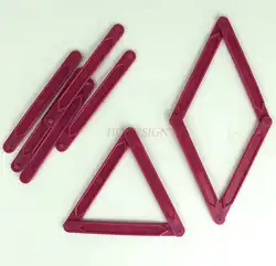 Tira de costura policarbonato, fita de atividade de escola primária, ângulo de atividade, simulador de paralelo ajustável para ensino de 12 peças