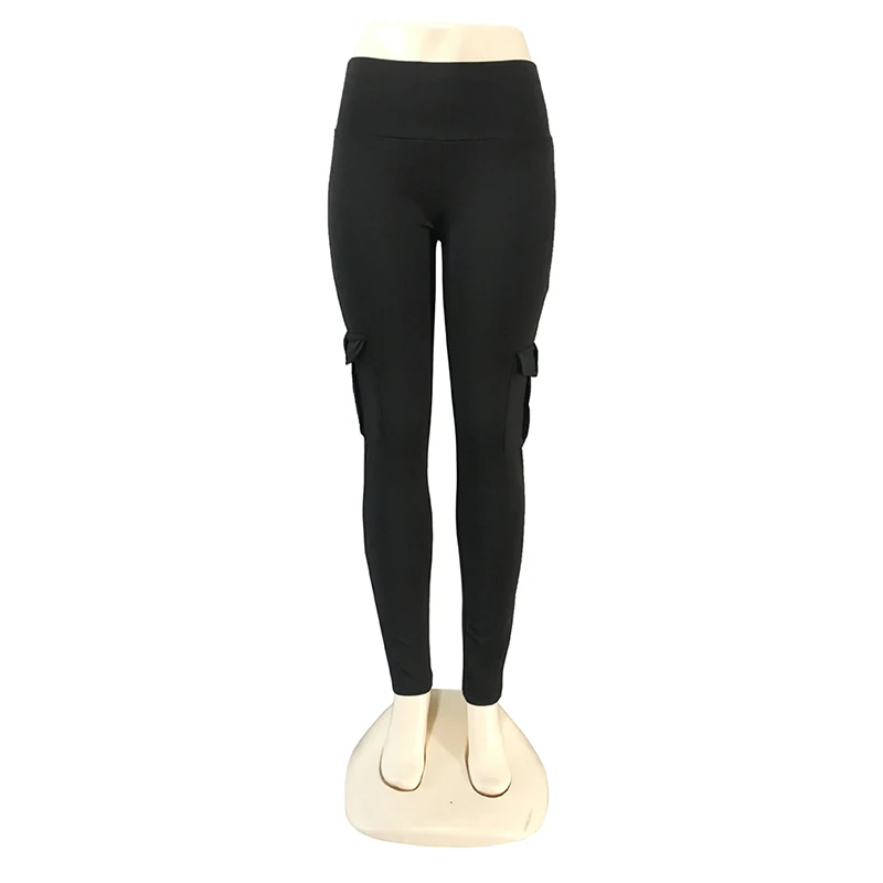 Узкие брюки; женские узкие брюки; Pantalon Femme; сезон весна-осень; Брюки-Капри с высокой талией; обтягивающие леггинсы; леггинсы для фитнеса - Цвет: Black