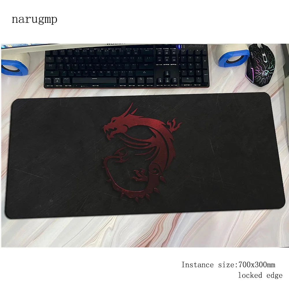 Игровой коврик для мыши msi mats 900x400x3 мм esports большой с клавиатурой locrkand аксессуары