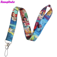 Ransitute Star vs the Forces of Evil keys ID Card, ремешок для мобильного телефона в тренажерном зале, usb-держатель для бейджа, сделай сам, ремешок для телефона R533